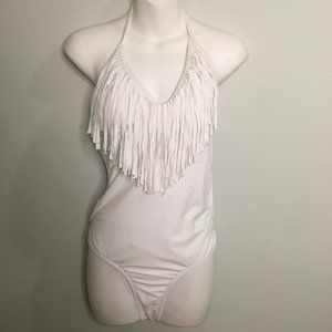 One Piece White Swimsuit - Item#89